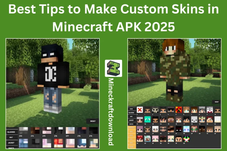 Best Tips to Make Custom Skins in Minecraft APK