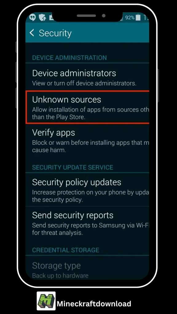 After Minecraft downloads the latest version. Open the Chrome setting go to security, and enable app download by unknown resources.