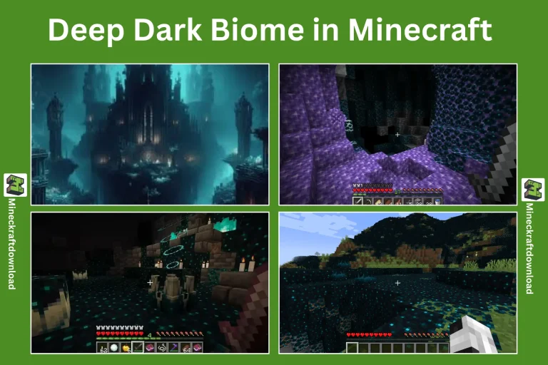 Deep Dark Biome in minecraft