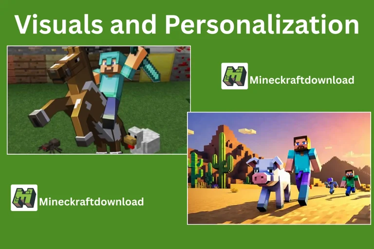 minecraft java edition Visuals and Personalization