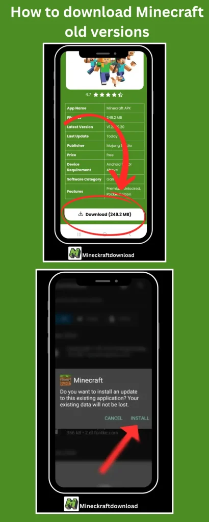 How to download Minecraft old versions